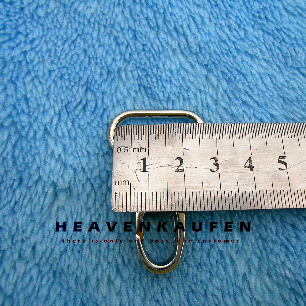 Pengait Kait Hook Tas 2,5 cm Nikel Silver Tebal Premium Quality