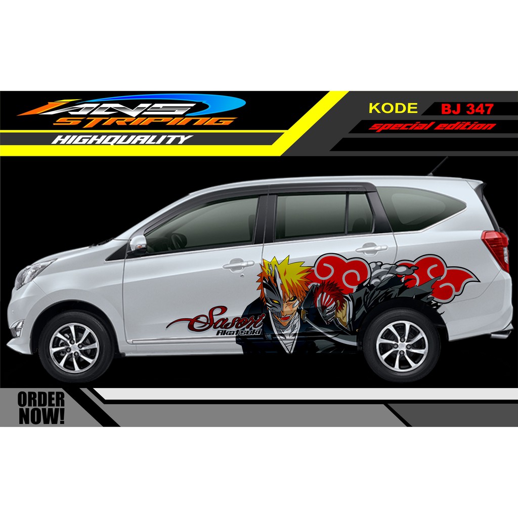 DECAL STICKER MOBIL SIGRA / STIKER MOBIL CALYA, MOBILIO / DECAL STICKER MOBIL