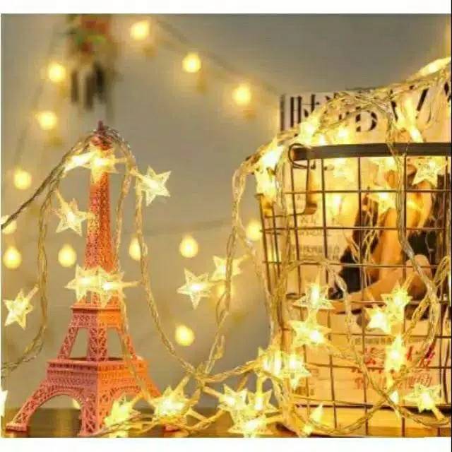 Lampu Tumbler Bintang 10 meter ( ada tombol controlnya )