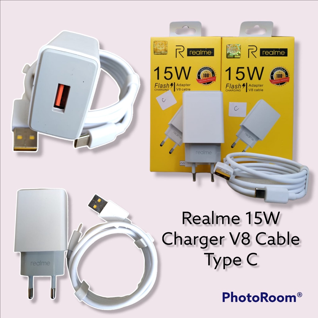 (Fast) Charger / Travel Charger / Casan realme 15W Cable type c & micro usb fast charging