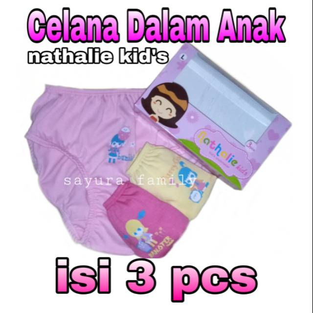 [3pcs]CELANA DALAM ANAK/CD NATHALIE PEREMPUAN/NATHALIE KIDS