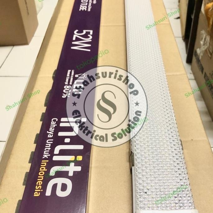 LAMPU LED T8 INTEGRATED TUBE PRISMATIC INTE002 52W 52 W WATT IN-LITE