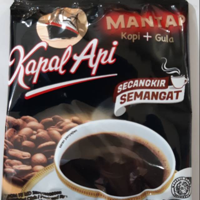 

Kapal Api Mantap 1renteng isi 10sachet @25gr ED 30 okt 25