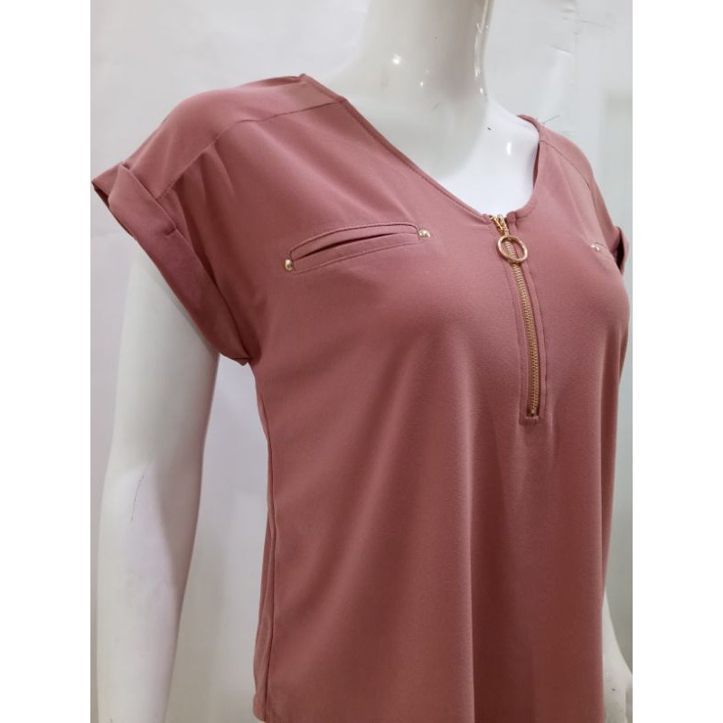 BLOUSE SLEEVELESS CASUAL  BRANDED EXPORT. ATASAN WANITA TERMURAH