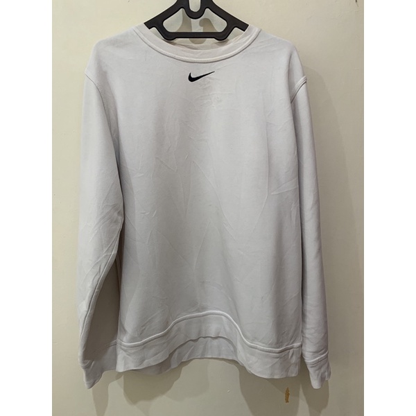 NIKE CENTER WHITE CREWNECK FULLTAG SECOND