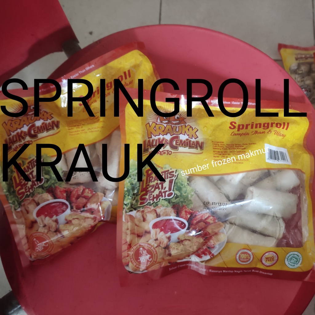 

spring roll krauk 250 sumber frozen makmur