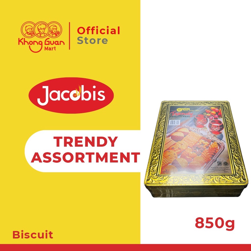 

NISSIN Trendy Assortment Cookies 850 Gram