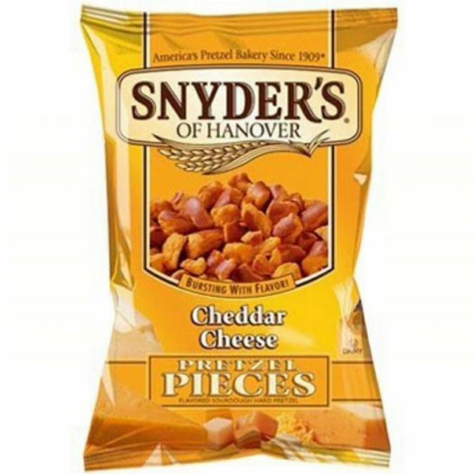 

SALE SNYDER'S PRETZEL PIECES CHEDDAR CHEESE / SNYDERS CHEDDAR MAKANAN & MINUMAN