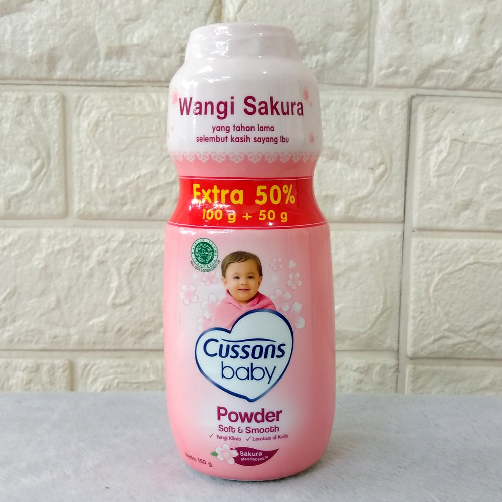 BEDAK Bayi CUSSONS 100 + 30 gr Baby  Powder  tabur bayi cusson  melindungi kulit dari biang keringat