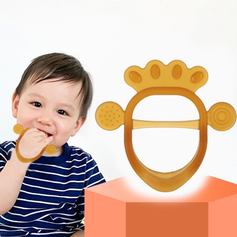 Gelang Teether Gigitan Bayi Silicon Lembut BPA Free Kemasan Kotak