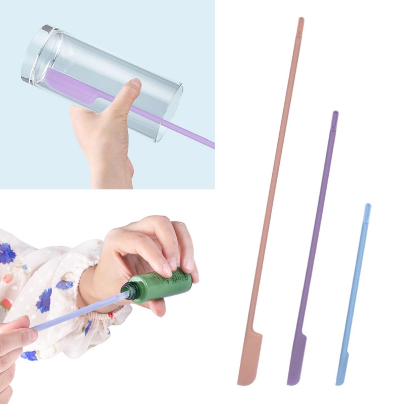 SIY  Reusable Epoxy Resin Silicone Stir Sticks Mixing Resin Paint Liquid Stirring Rod