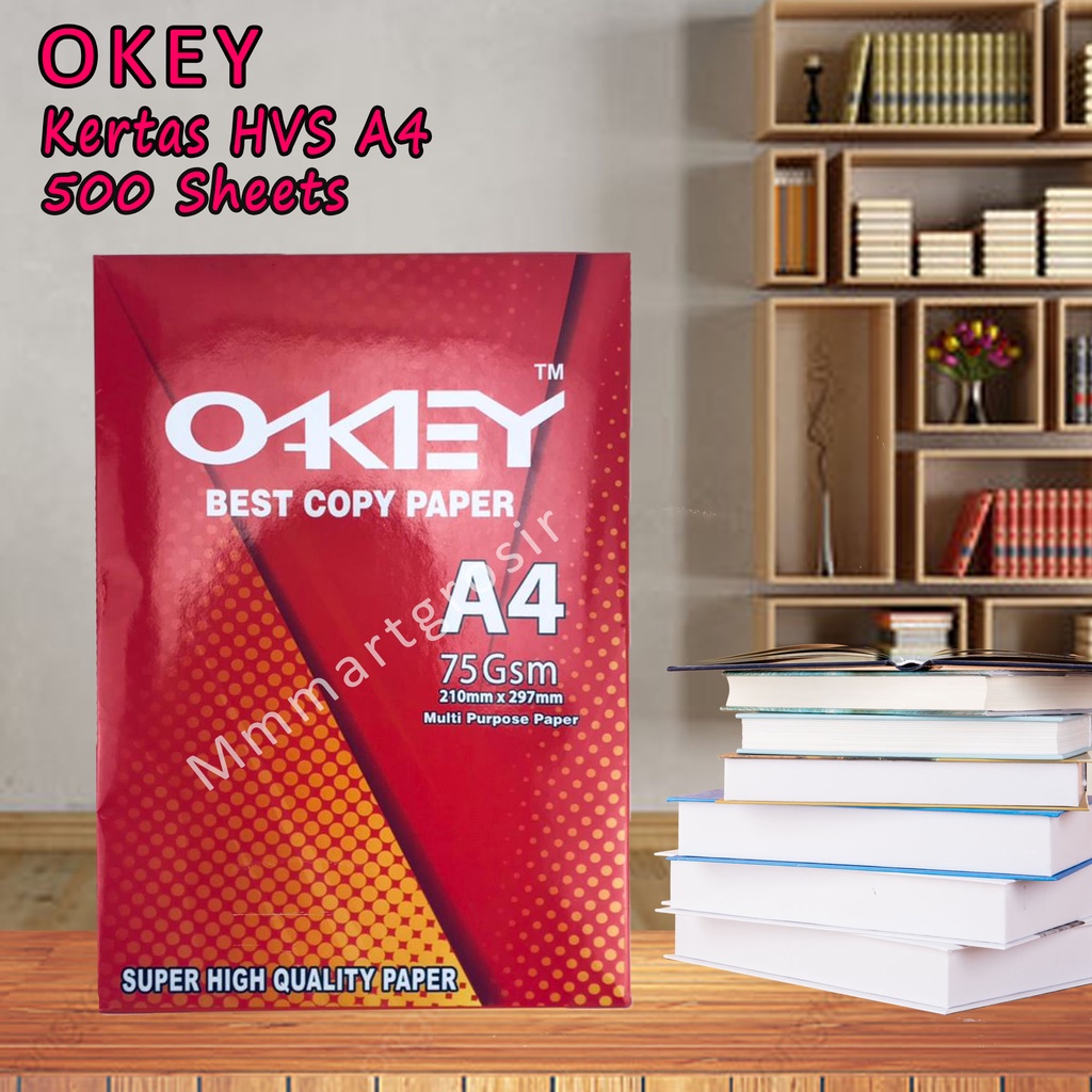 Okay/Best copy paper/Kertas A4 /75Gsm/5000 Sheets