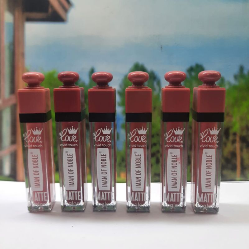 6 PCS LIPGLOSS MATTE IMAN OF NOBLE