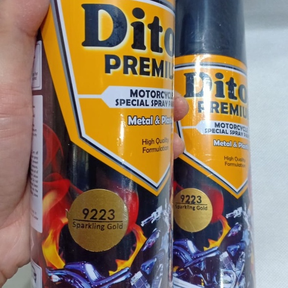 DITON Premium Pilok Pilox Velg and Engine Colors VG 9223* Sparkling Gold / 9223 Emas (400cc)