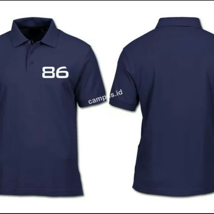 Polo Shirt Kaos Kerah NET 86 Polisi Kaos Pria Kaos Distro