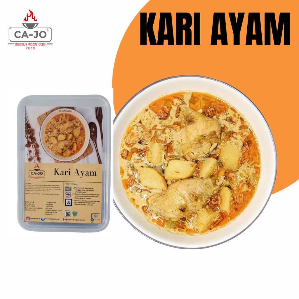 

CA-JO Frozen Food / Kari Ayam / Makanan Instan