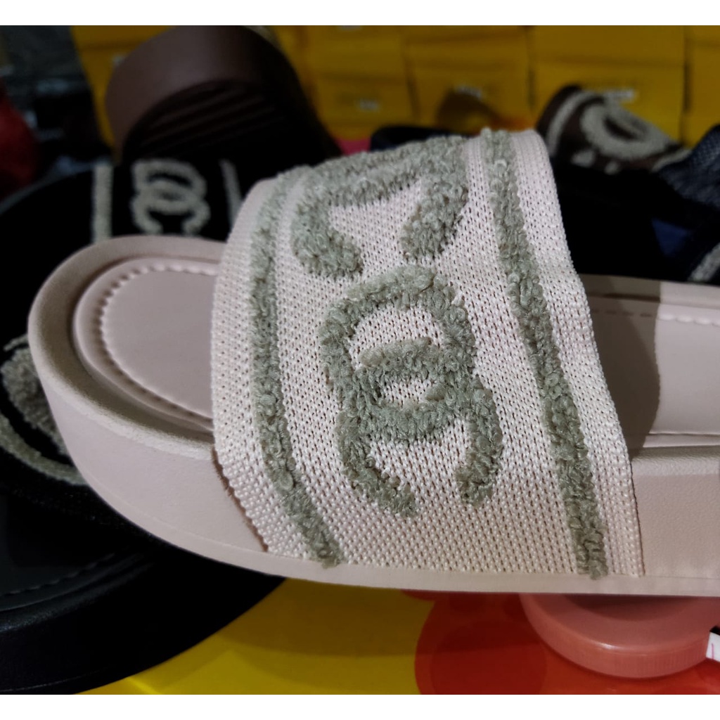 SANDAL SELOP JELLY WANITA DEWASA DARI BALANCE 1239-2 (36-40) SANDAL SLOP WEDGES IMPORT