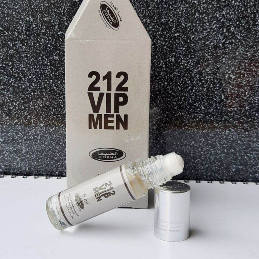 212 VIP MEN Parfum DOBHA Kemasan 6ml Roll On Non Alkohol