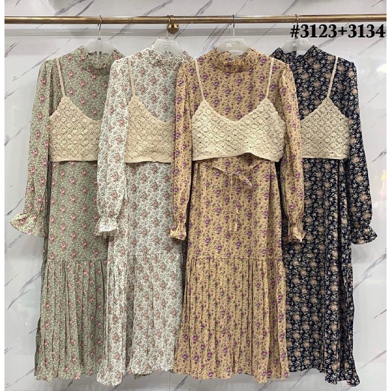 LONG TUNIK + VEST (IMPORT) #322163