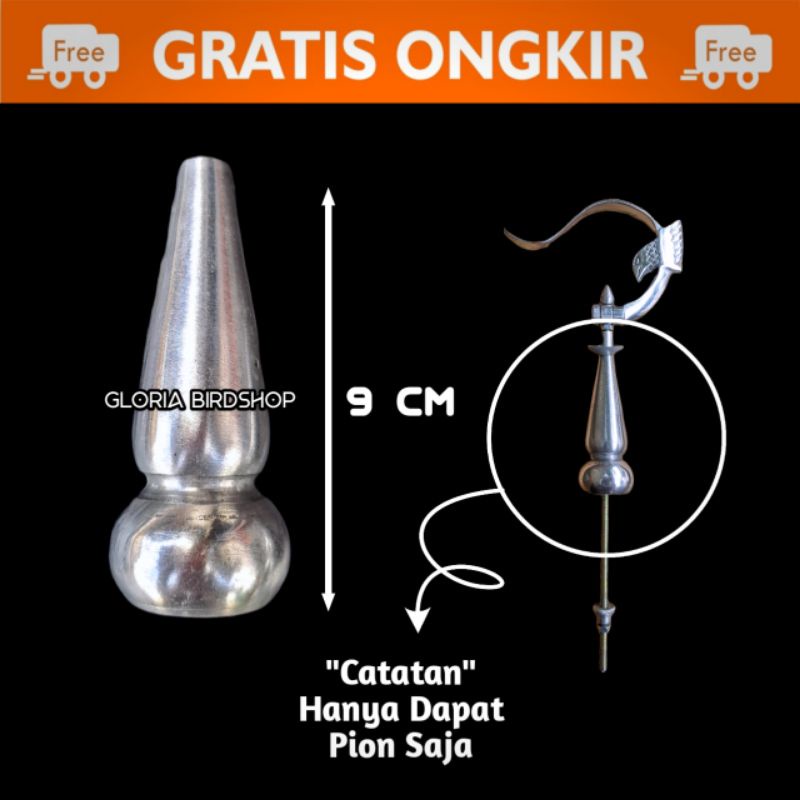 PION GANTUNGAN SANGKAR BURUNG PION KERUCUT PION SANGKAR KOTAK  PION SANGKAR MURAI