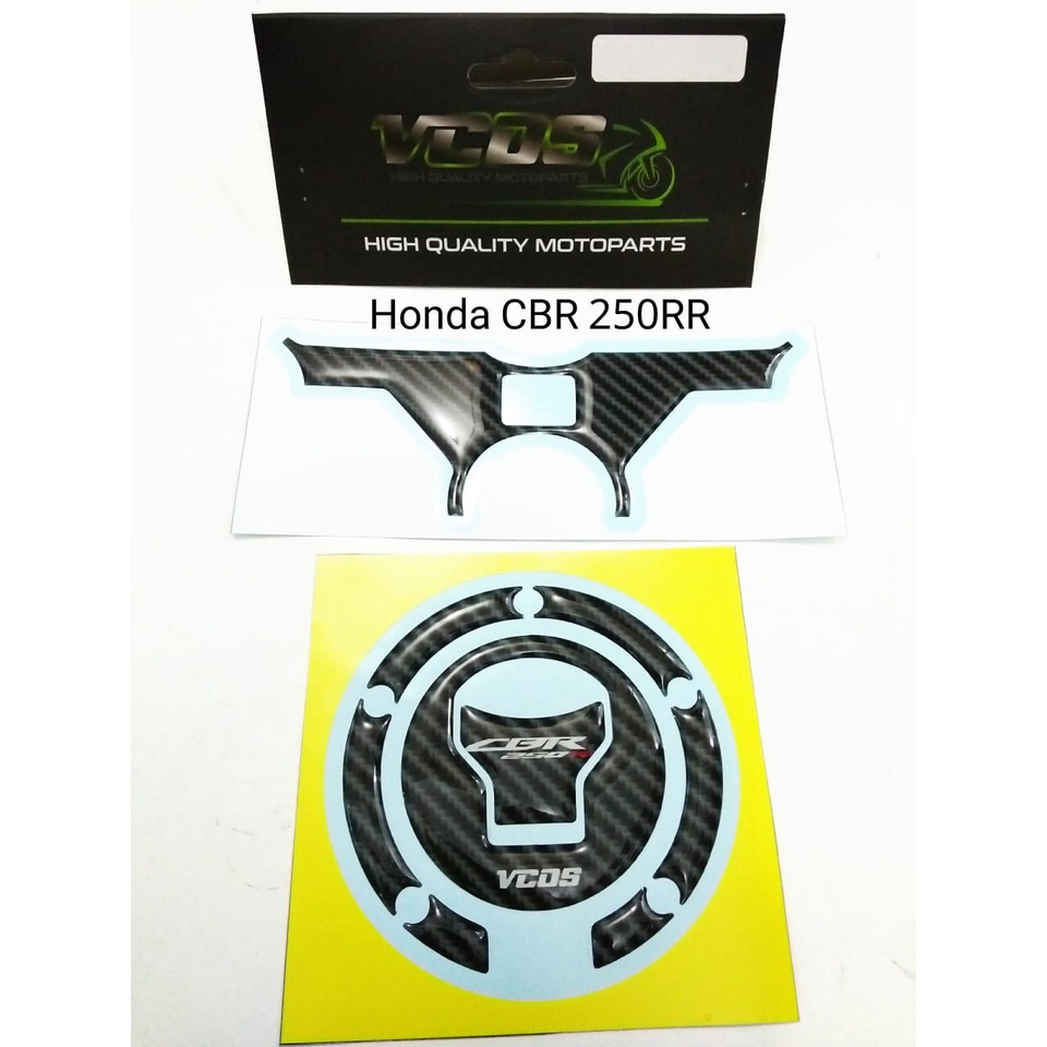 Tankpad stiker Bensin cbr250rr fuelpad stang segitiga carbon cbr 250rr