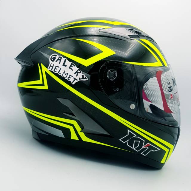 Helm KYT FALCON 2 CARBON yellow not agv nhk zeus mds ink arai