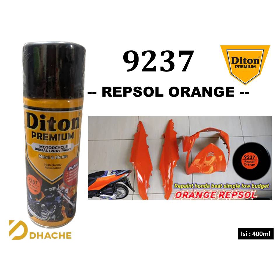 Cat Pilox Diton Premium 9237 Repsol Orange Oren Oranye 400cc pilok sepeda motor mobil helm