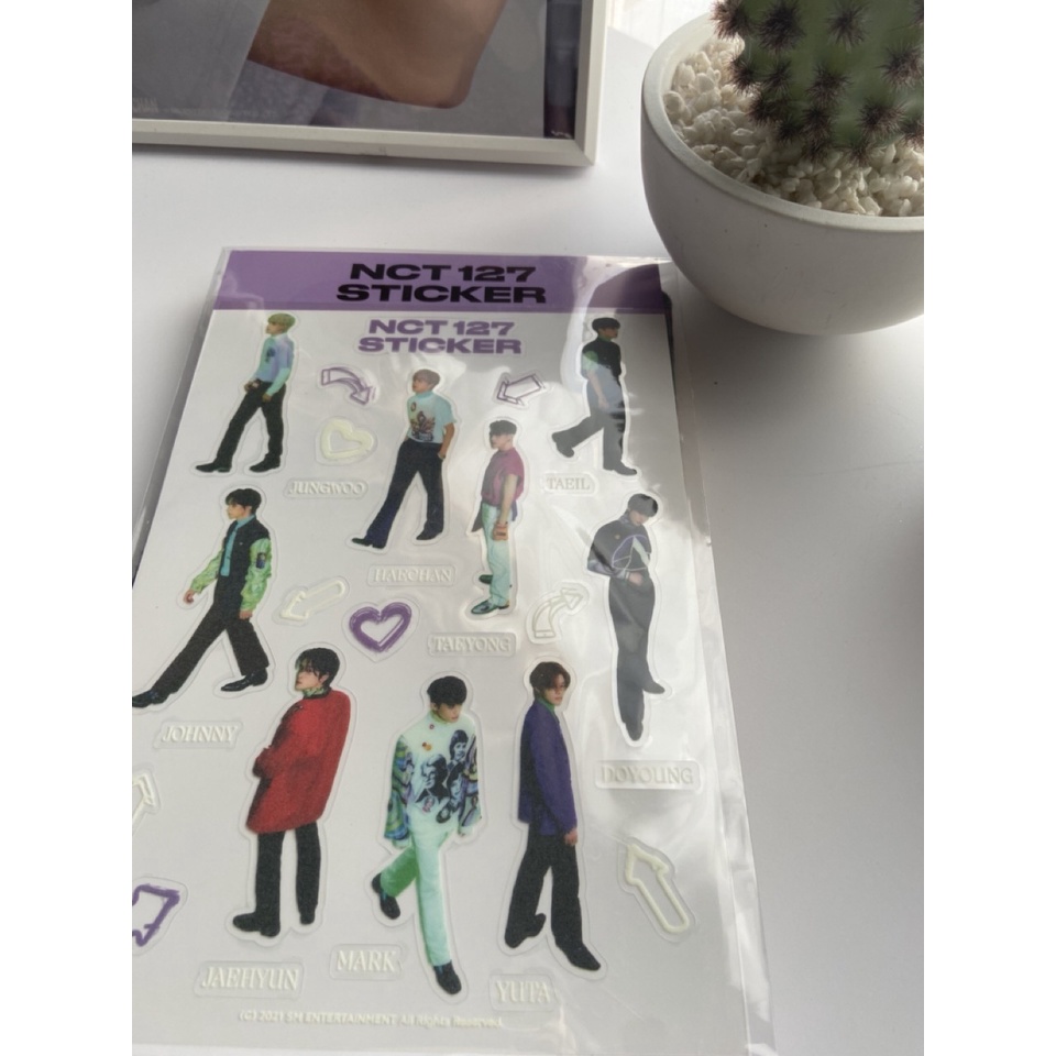GLOW IN THE DARK STICKER ONLY - STICKER MD NCT127