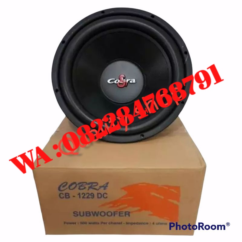 speaker subwoofer cobra 12 inch cb 1229 dc/cb1229dc/cb1229 dc made in usa