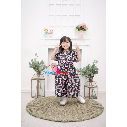 COD YUKI DRES | DRES ANAK BAHAN KATUN SUPER MURAH | PAKAIAN ANAK PEREMPUAN | DRES ANAK MOTIF LUCU