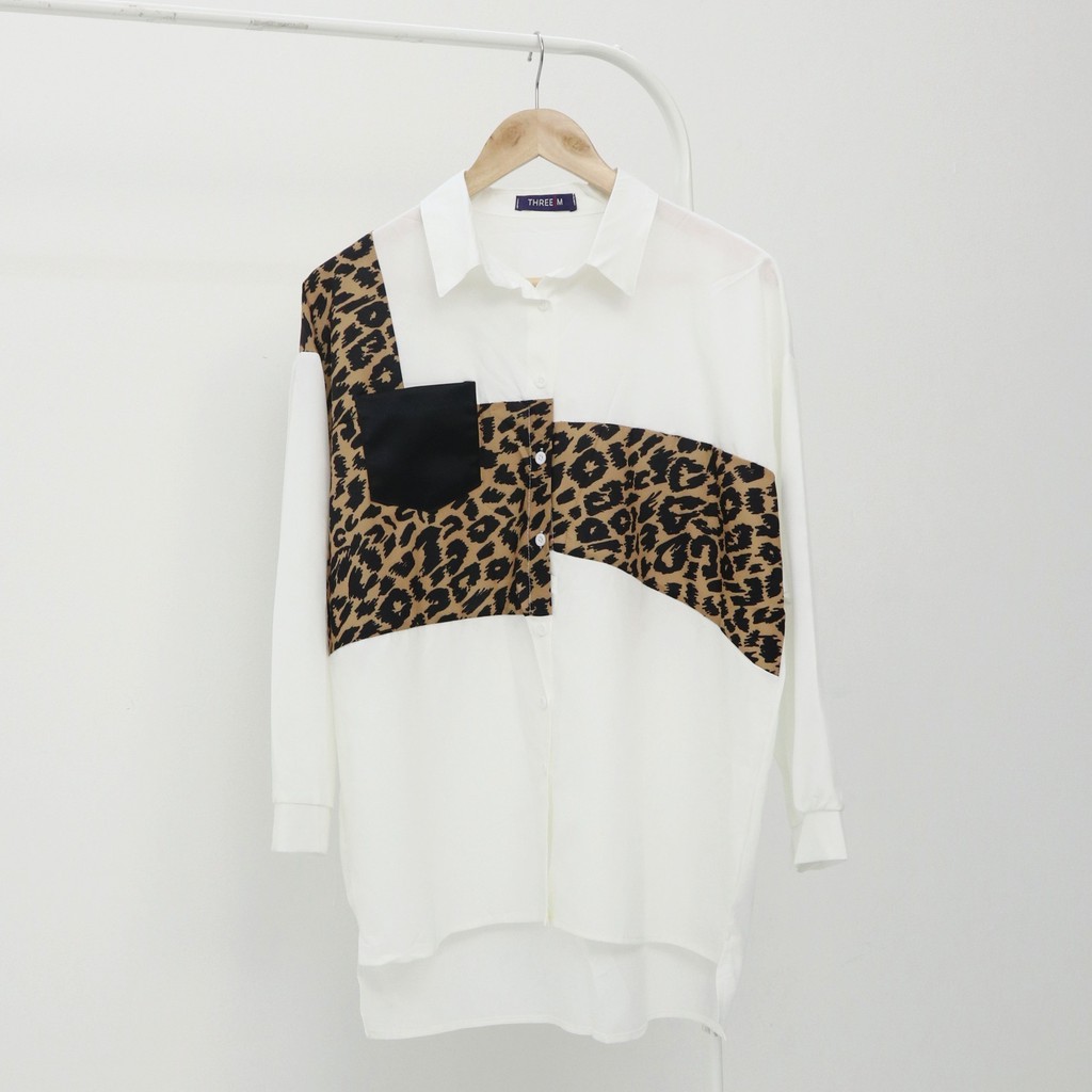 Blake leopard hem top -Thejanclothes