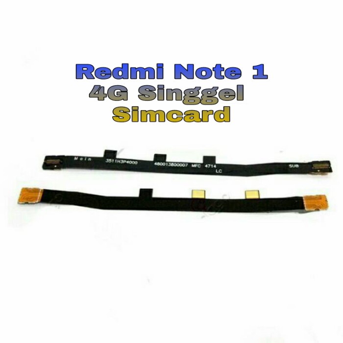 Flexible Flexibel Board Tengah Xiomi Redmi Note 1 / 4G Singgel Simcard ORI