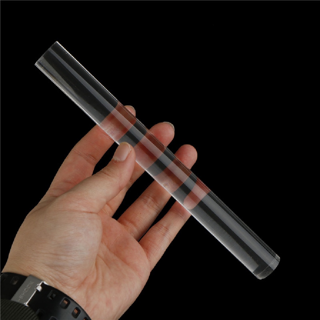 [tiantianbaofu] 1pc Transparent Acrylic Solid Roll Clay Rolling Fondant Baking Pastry Roller Boutique