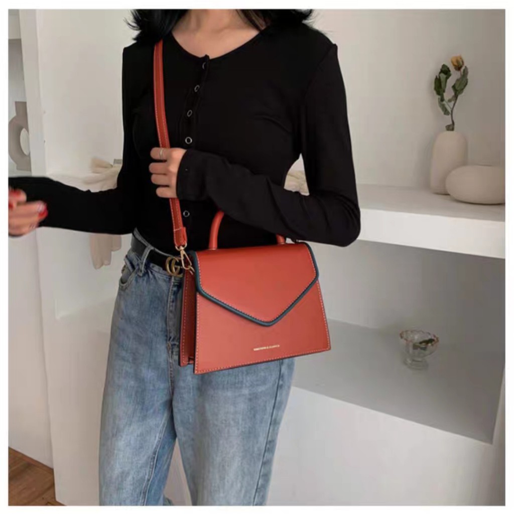 Fashion tas wanita selempang sling bag cewek handbag kulit pu import murah kualitas bagus terbaru