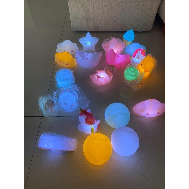 Lampu tidur led lampu kamar led lampu awan lampu bintang lampu led warna warni