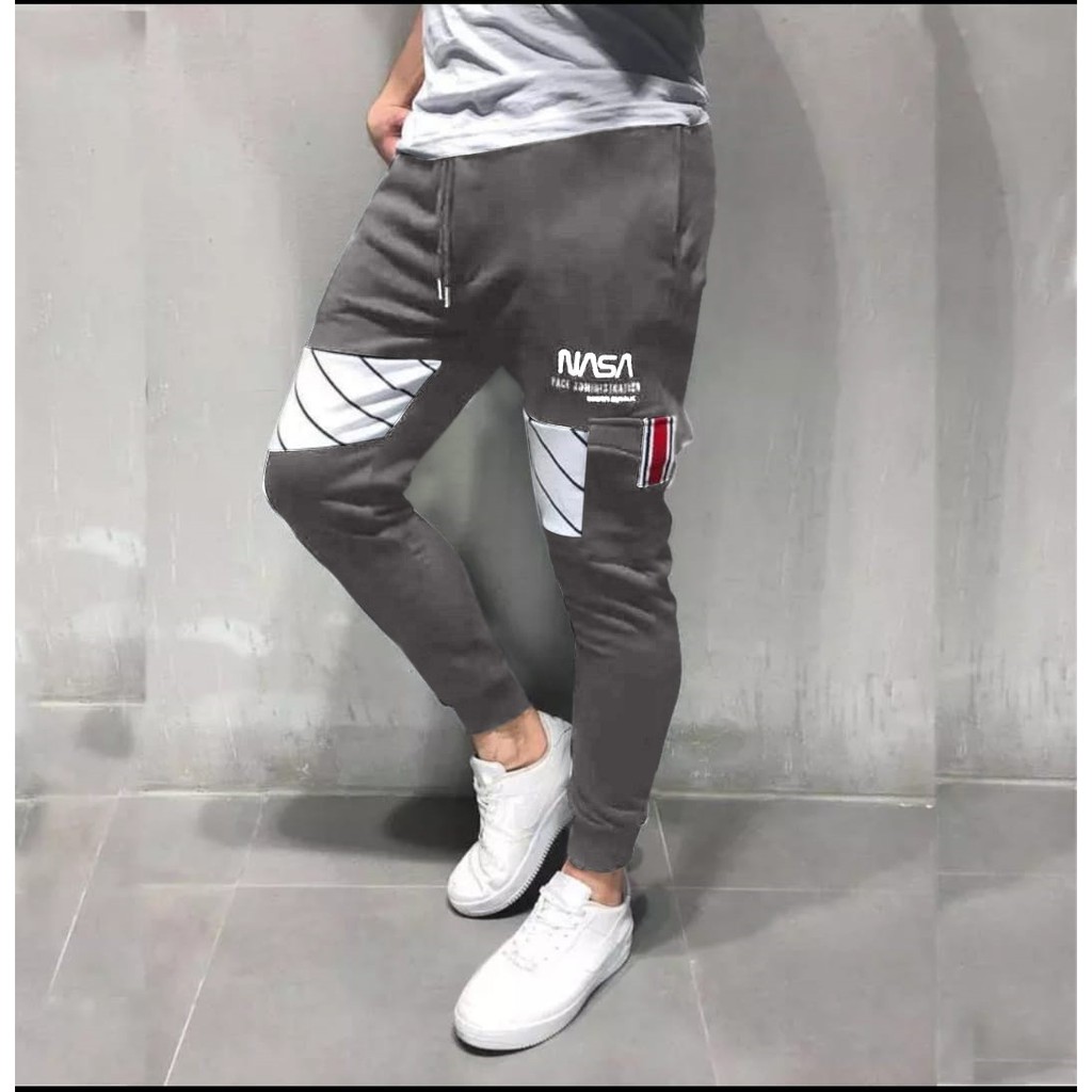 Celana Jogger Panjang Kayser Nasa Pria Bahan Fleece Tebal Ada 4 Kantong Asli Kanan Kiri Terlaris