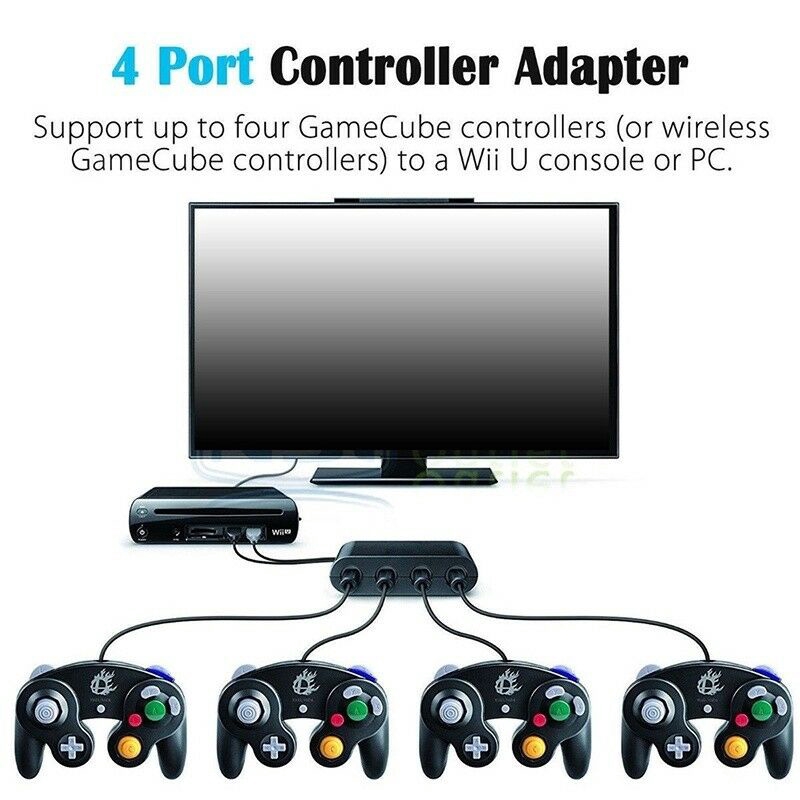 Cod 4 Port Nintendo Switch Gamecube Ngc To Wii U Pc Controller Gamepad Converter Adapter Shopee Indonesia