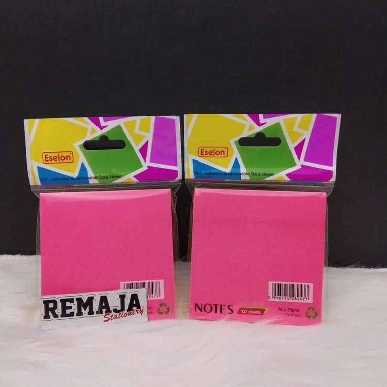 

Stick Note / Post It Eselon warna 76*76mm