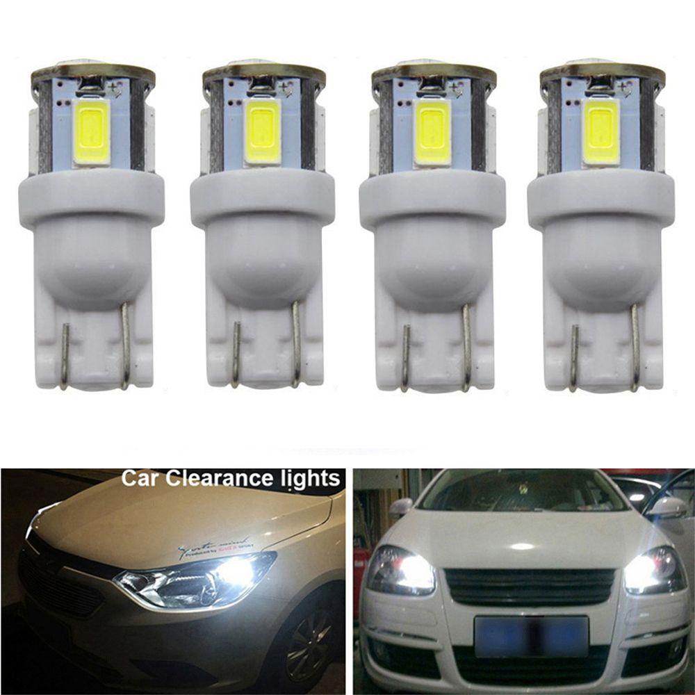 Populer 4Pcs Lampu Plat Nomor 4Pcs Super Terang 12V LED 56305smd Dome Map