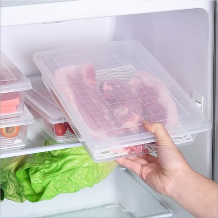 KT003 - Big Kotak Organizer Lemari Es Ukuran Besar Pack Bubblewrap