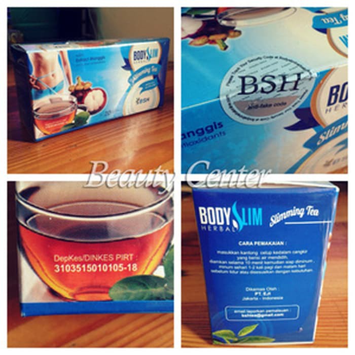 

Promo Body Slim Herbal Slimming Tea BSH Tea Original New Pack Depkes Murah