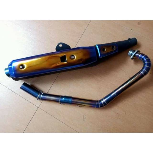 Knalpot racing TSUKGI bluemoon untuk vixion,cb old,cb new