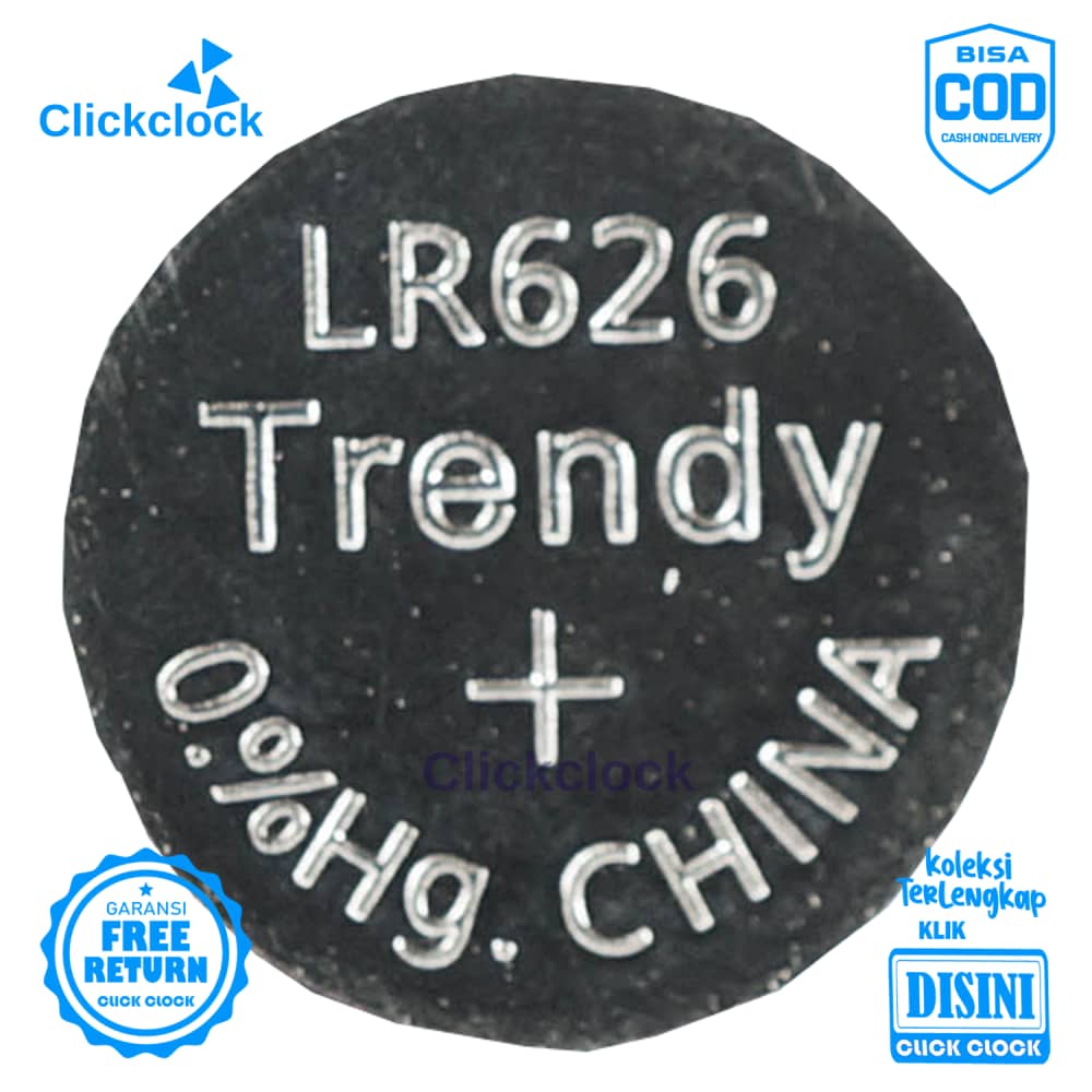 Batu Baterai Jam Trendy CR2016 Batre Silver Awet Original