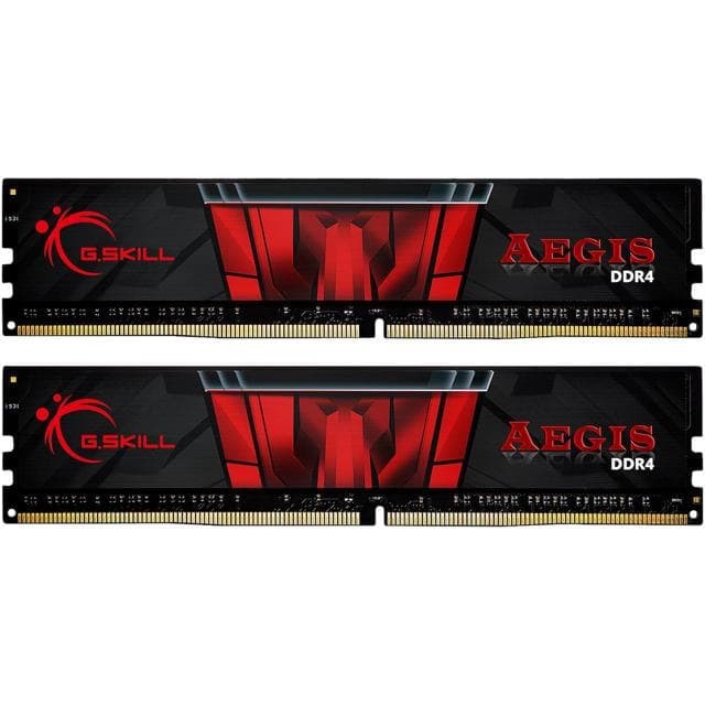 RAM gaming GSkill AEGIS DDR4 8GB 4GBx2 PC19200 F4-2400C17D-8GIS