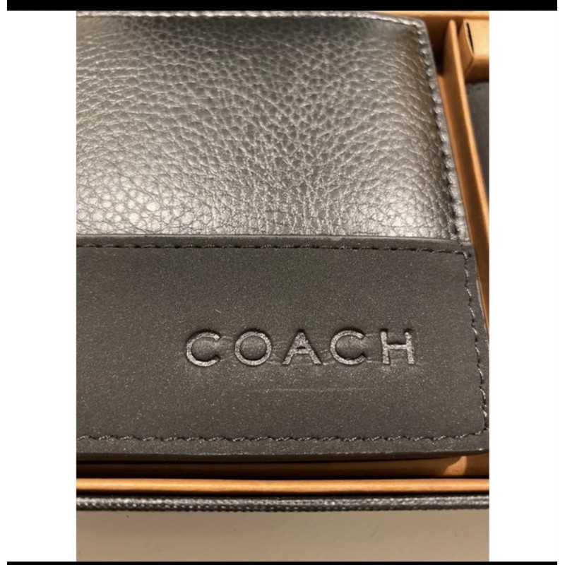 Dompet Wallet Pria Coach Camden Compact Leather Original