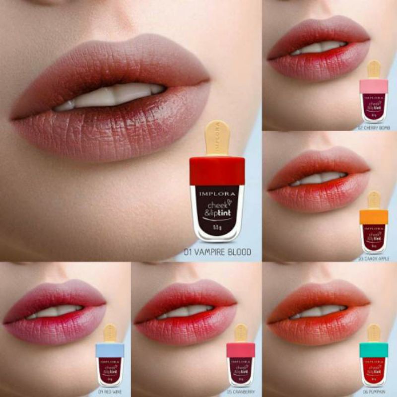 Implora Cheek and Lip tint - Liptint Implora - Implora Liptint - Jelly Tint Implora - Implora Jellytint