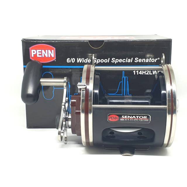 *Reel TROLLING PENN SENATOR 114H2 LW (handle kanan)