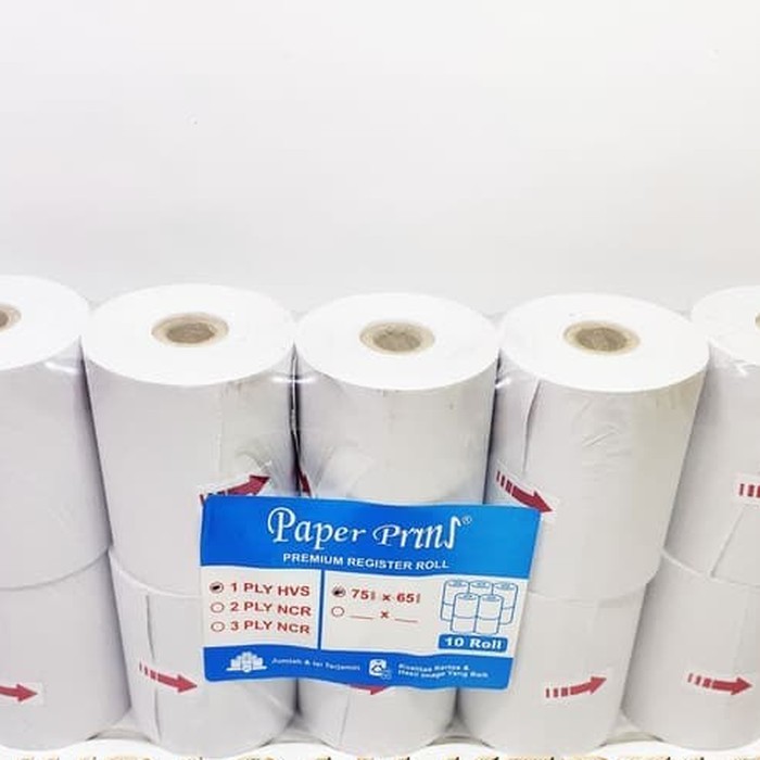 

REGISTER ROLL 75 X 65 1PLY HVS PAPERPRYNS