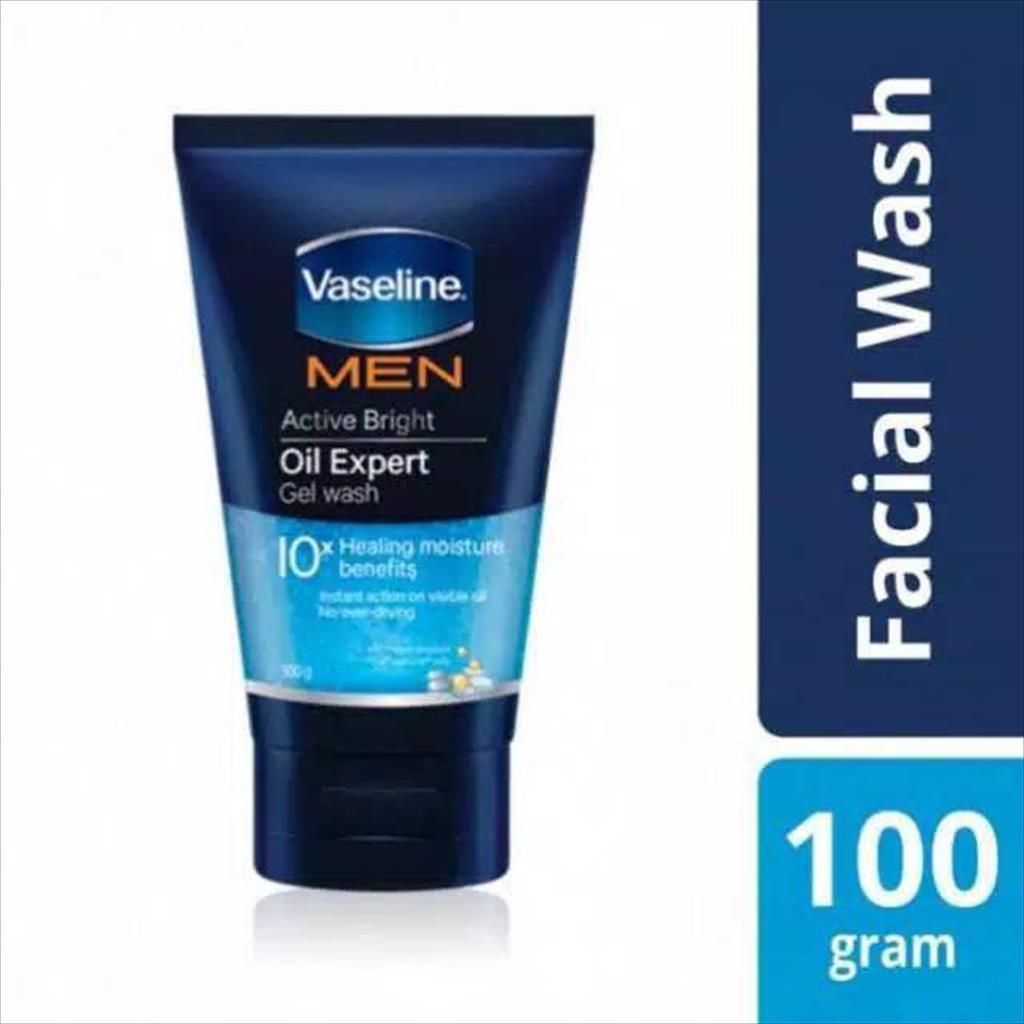 VASELINE MEN Active Bright Oil Expert Gel Wash 100gr