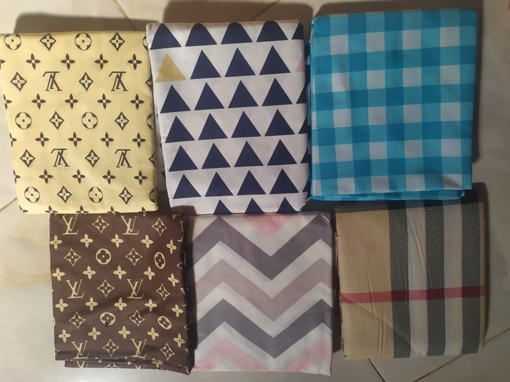 Lv / Kain Meteran Sprei Katun Lokal Motif Bacan